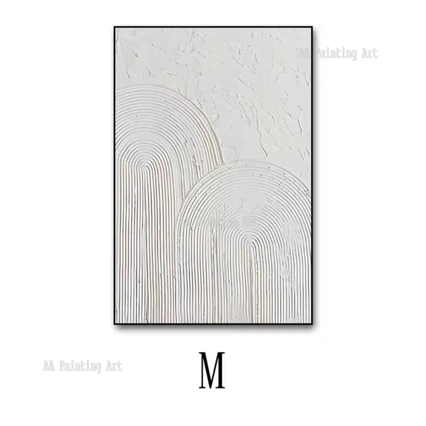 Modern New Paintings Art Pure Handmade Abstract Textured 3D Lines Oil Painting Home Wall Showpieces Thick Acrylic Art On Canvas - Blu Lotus Boutique