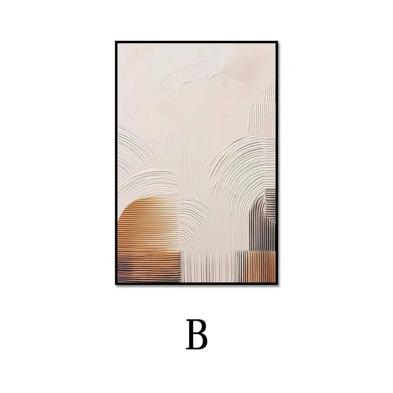 Modern New Paintings Art Pure Handmade Abstract Textured 3D Lines Oil Painting Home Wall Showpieces Thick Acrylic Art On Canvas - Blu Lotus Boutique