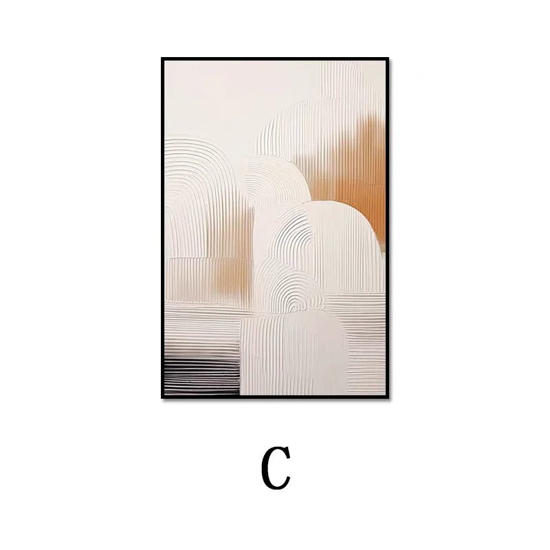 Modern New Paintings Art Pure Handmade Abstract Textured 3D Lines Oil Painting Home Wall Showpieces Thick Acrylic Art On Canvas - Blu Lotus Boutique