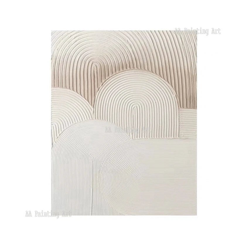 Modern New Paintings Art Pure Handmade Abstract Textured 3D Lines Oil Painting Home Wall Showpieces Thick Acrylic Art On Canvas - Blu Lotus Boutique