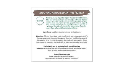 Mud and Arnica Mask - Blu Lotus Boutique