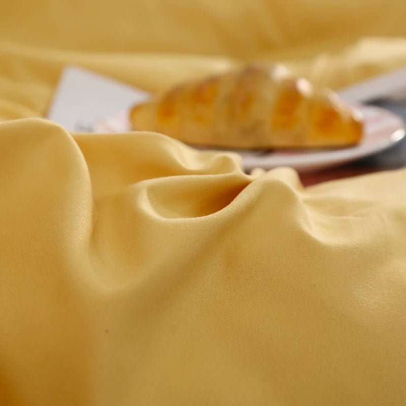 Mustard Yellow Comforter Sets King Bedding Comforter Sets Cotton Quilts King Size Modern Blankets Soft Durable Luxury Bed Linens - Blu Lotus Boutique