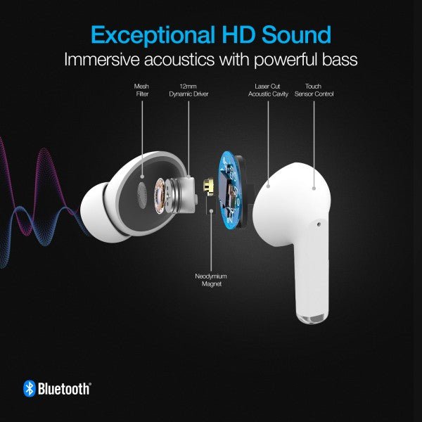 Naztech Xpods PRO TWS with Wireless Charging Case - Blu Lotus Boutique