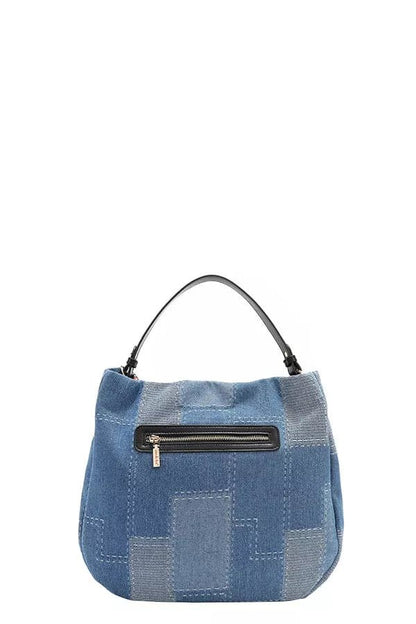 Nicole Lee USA Bosque De Amor Denim Hobo Bag - Blu Lotus Boutique