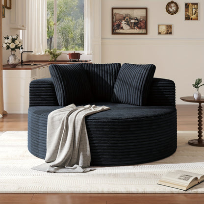 NoAssembly Oversized Corduroy Lounge Chaise Sleeper - Blu Lotus Boutique