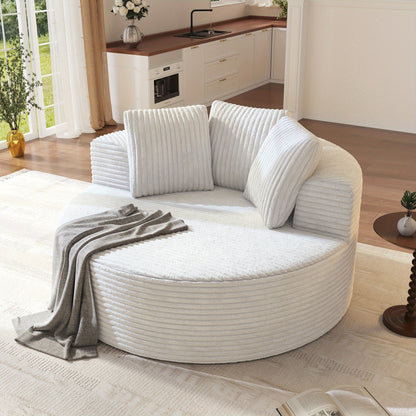 NoAssembly Oversized Corduroy Lounge Chaise Sleeper - Blu Lotus Boutique