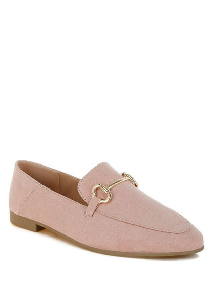 Noltas Horsebit Embellished Flat Loafers - Blu Lotus Boutique