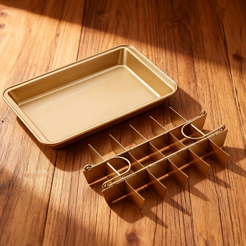 NonStick 18Cavity Brownie Pan Perfect Fall Baking - Blu Lotus Boutique