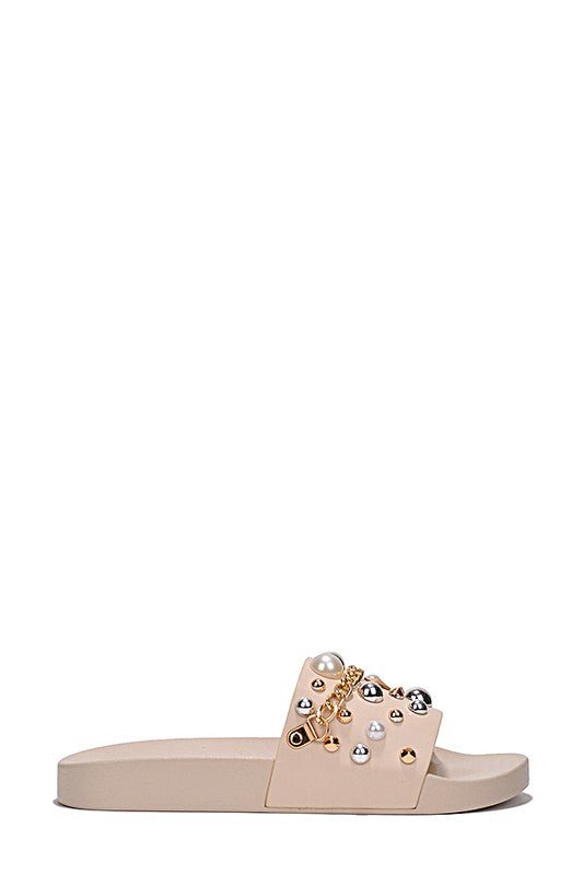 NUDELI - SLIDE SANDALS - Blu Lotus Boutique