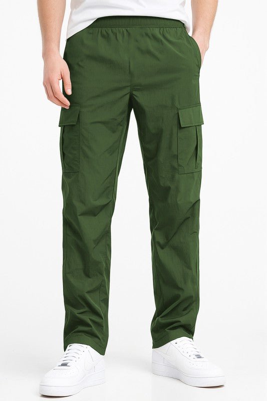 Nylon Classic Cargo Pants - Blu Lotus Boutique