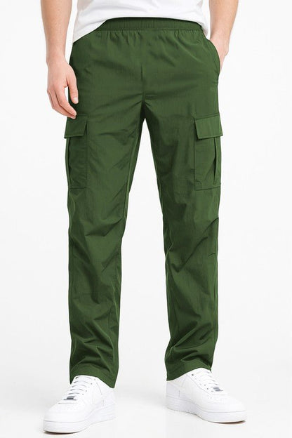Nylon Classic Cargo Pants - Blu Lotus Boutique