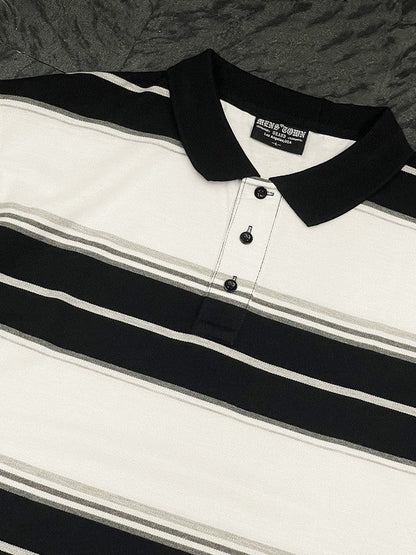 Old School Pique Polo Shirt - Blu Lotus Boutique