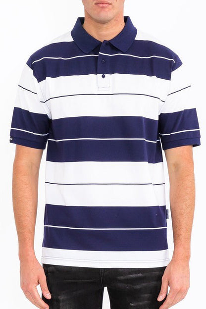 Old School Pique Polo Shirt - Blu Lotus Boutique