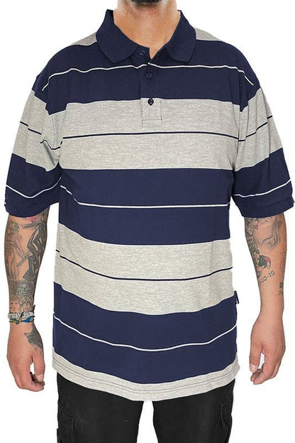 Old School Pique Polo Shirt - Blu Lotus Boutique