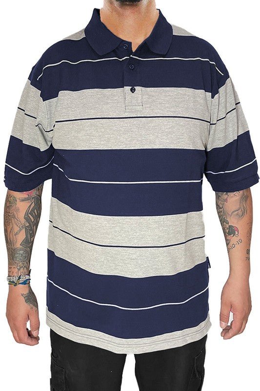 Old School Pique Polo Shirt - Blu Lotus Boutique