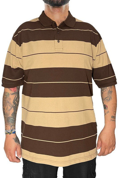 Old School Pique Polo Shirt - Blu Lotus Boutique