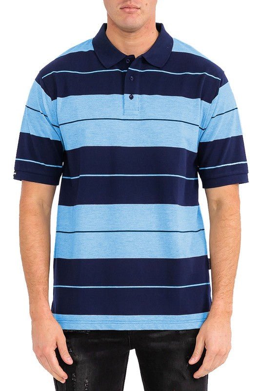 Old School Pique Polo Shirt - Blu Lotus Boutique