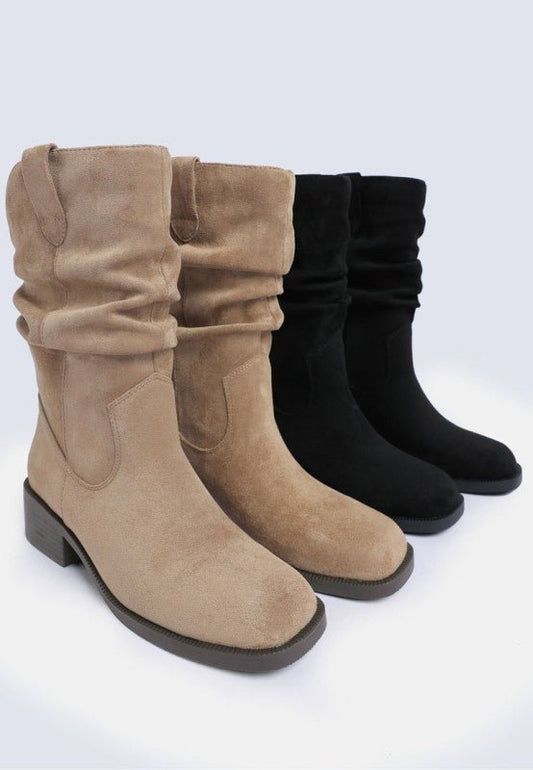 Ottawa Slouchy Cowboy Boots - Blu Lotus Boutique