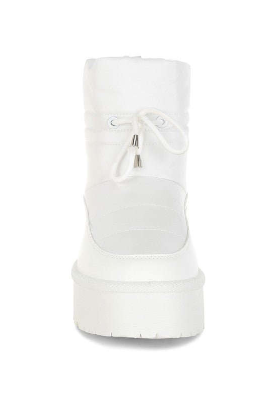 Pacos High Ankle Chunky Snow Boots - Blu Lotus Boutique