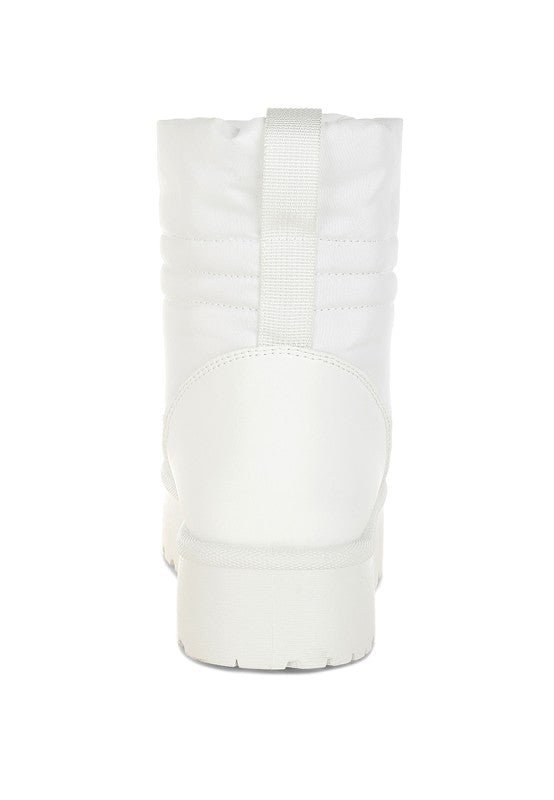 Pacos High Ankle Chunky Snow Boots - Blu Lotus Boutique