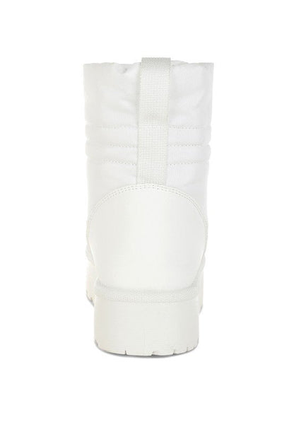 Pacos High Ankle Chunky Snow Boots - Blu Lotus Boutique