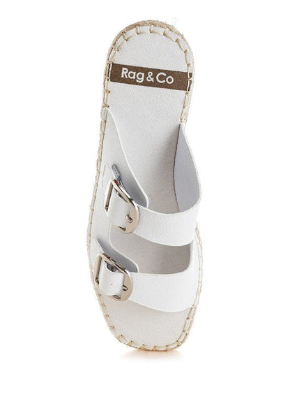 Palala Genuine Soft Leather Square Toe Espadrilles - Blu Lotus Boutique