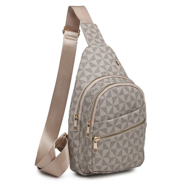 Pattern Sling Backpack - Blu Lotus Boutique