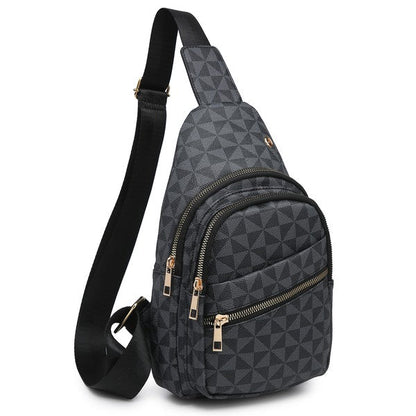 Pattern Sling Backpack - Blu Lotus Boutique
