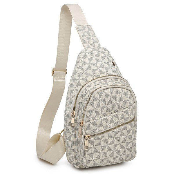 Pattern Sling Backpack - Blu Lotus Boutique