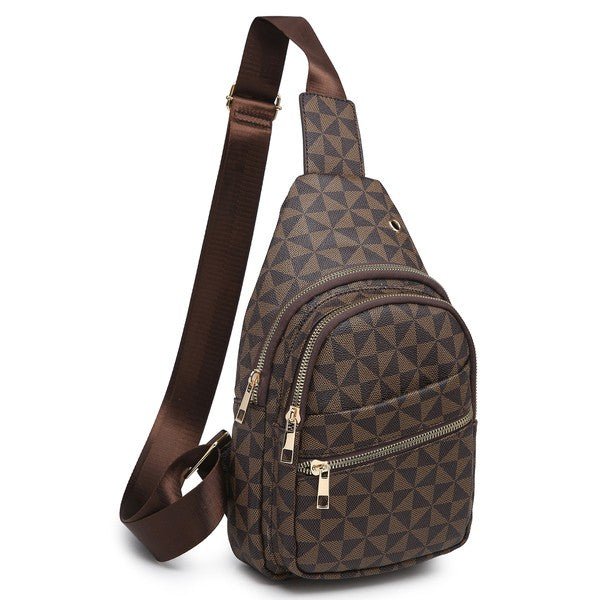 Pattern Sling Backpack - Blu Lotus Boutique