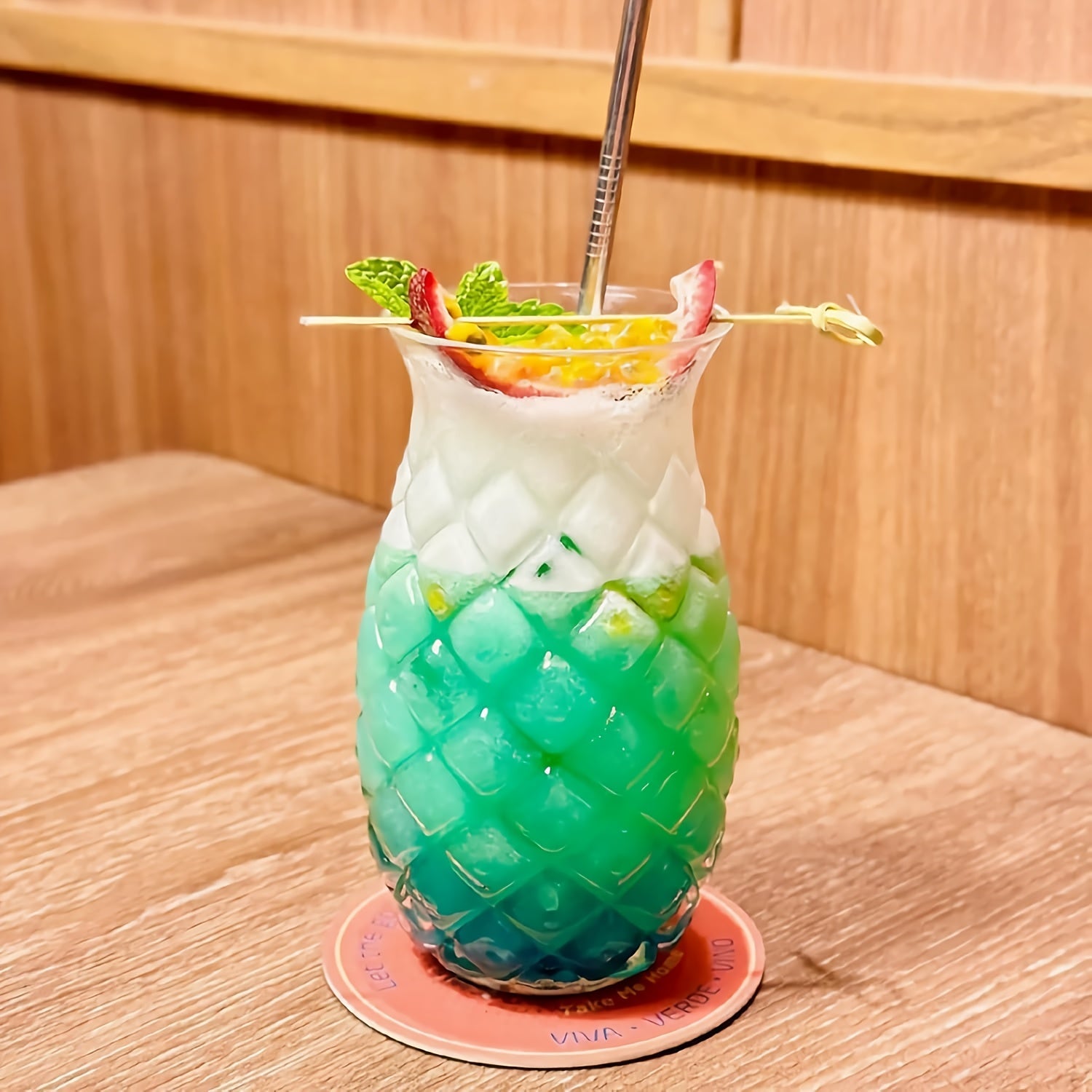 Pineapple Cups with Straws Tropical Party Drinkware - Blu Lotus Boutique