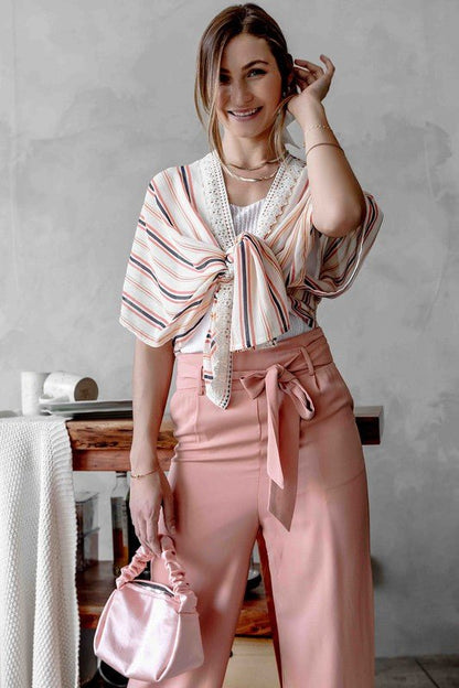 Pink East Hampton Pants - Blu Lotus Boutique