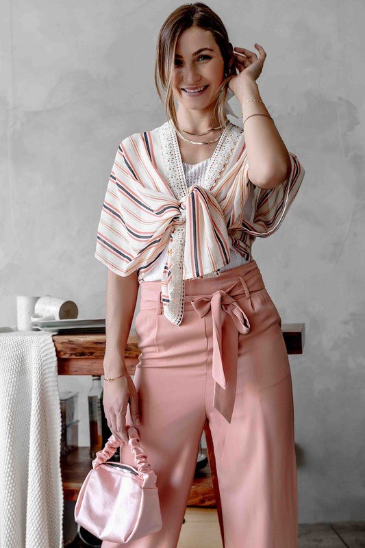 Pink East Hampton Pants - Blu Lotus Boutique
