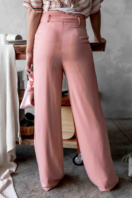 Pink East Hampton Pants - Blu Lotus Boutique
