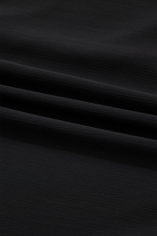 Plus Size Ruffle Balloon Sleeve Chiffon Shirt - Blu Lotus Boutique