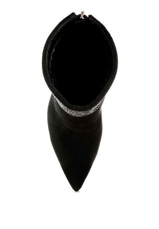 Podstar Rhinestones Embellished Foldover Boots - Blu Lotus Boutique