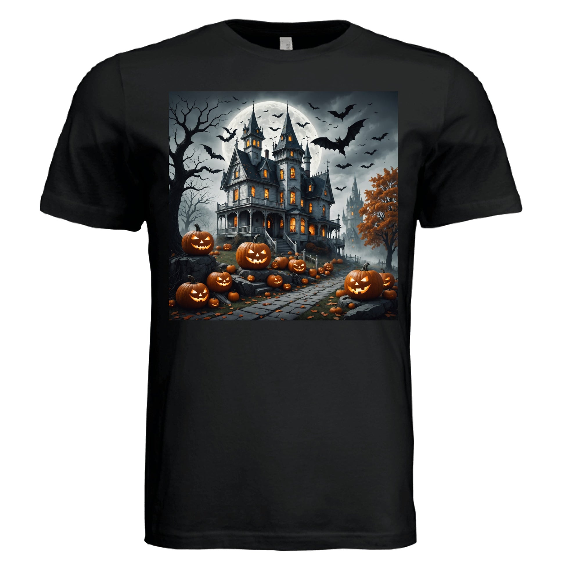 Pumpkin House Short Sleeve T-Shirt - Blu Lotus Boutique