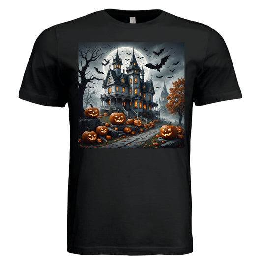 Pumpkin House Short Sleeve T-Shirt - Blu Lotus Boutique