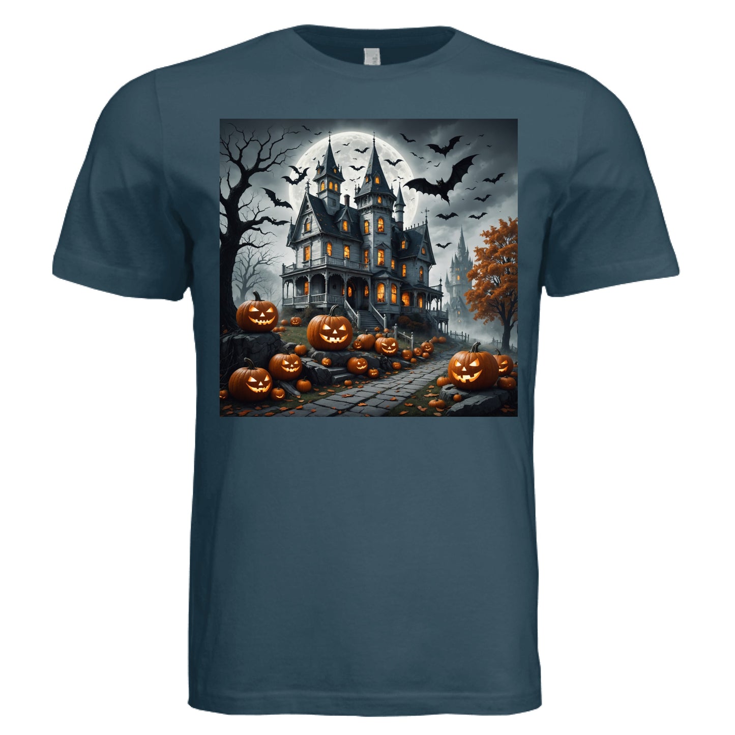 Pumpkin House Short Sleeve T-Shirt - Blu Lotus Boutique
