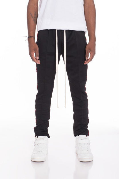 RASTA TAPED TRACK PANTS - Blu Lotus Boutique
