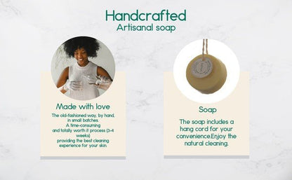 Reassuring Soap Bar. Wheat, Olive, and Almond Oil. - Blu Lotus Boutique