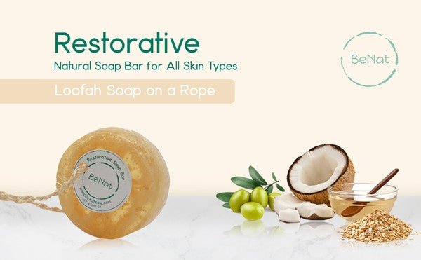 Restorative Soap Bar. Oat, Honey, and Olive Oil. - Blu Lotus Boutique