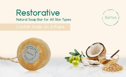Restorative Soap Bar. Oat, Honey, and Olive Oil. - Blu Lotus Boutique