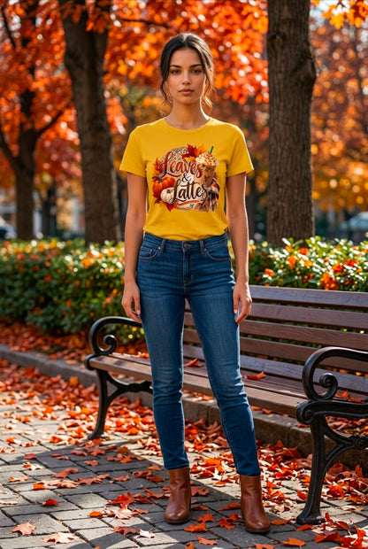 Womens Leaves and Lattes