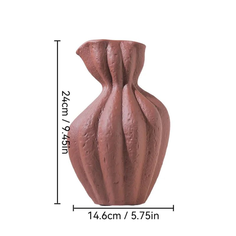 Room Decoration Art Ceramic Vases Ceramic Vases Desktop Flower Arrangement Vases Home Decor Ornaments Soft Decoration Matching - Blu Lotus Boutique
