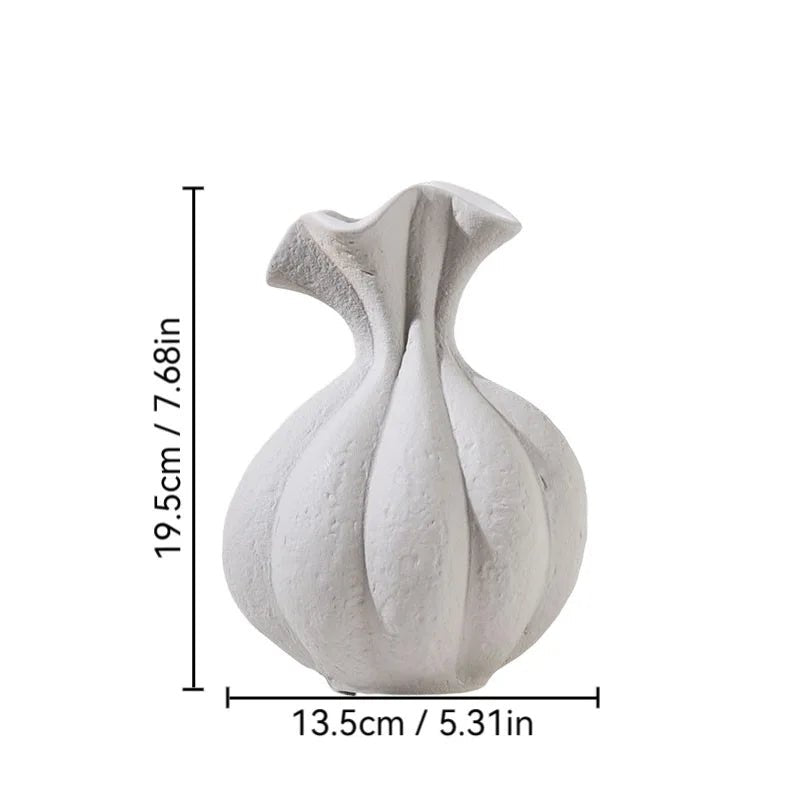 Room Decoration Art Ceramic Vases Ceramic Vases Desktop Flower Arrangement Vases Home Decor Ornaments Soft Decoration Matching - Blu Lotus Boutique