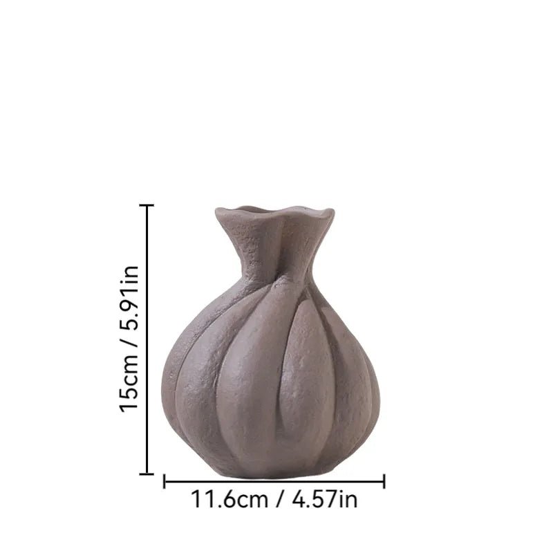 Room Decoration Art Ceramic Vases Ceramic Vases Desktop Flower Arrangement Vases Home Decor Ornaments Soft Decoration Matching - Blu Lotus Boutique