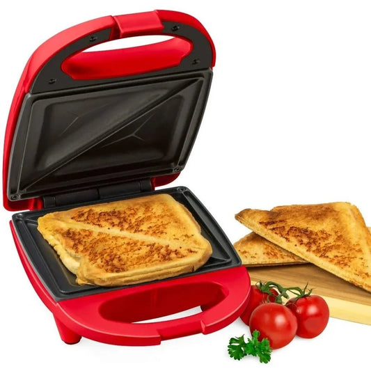 Sandwich Maker Grill, 520 watts, Red - Blu Lotus Boutique