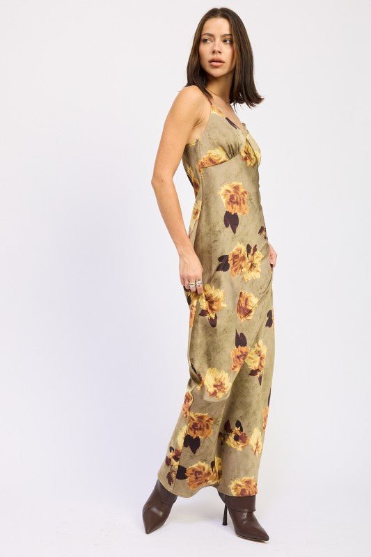 SATIN MID SLIP DRESS - Blu Lotus Boutique