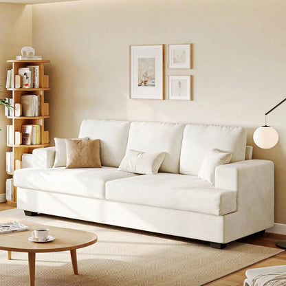 Seater Couches for Living Room Sofas Comfy Sectional Couch with 24" Deep Seat Loveseat Sofa for Small Apartment - Blu Lotus Boutique